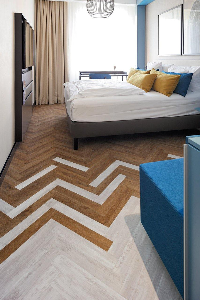 Parquet - New England Whitewash PQ 3070 - Project Floors - Vinyl Parquet - Parquet - Project Floors New Zealand Flooring Design specialists